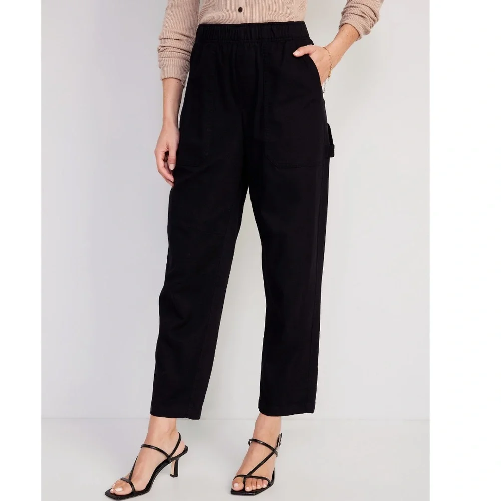 🖤 Old Navy Pulla Utility Women’s Black Pants - Size M - Picture 5 of 5